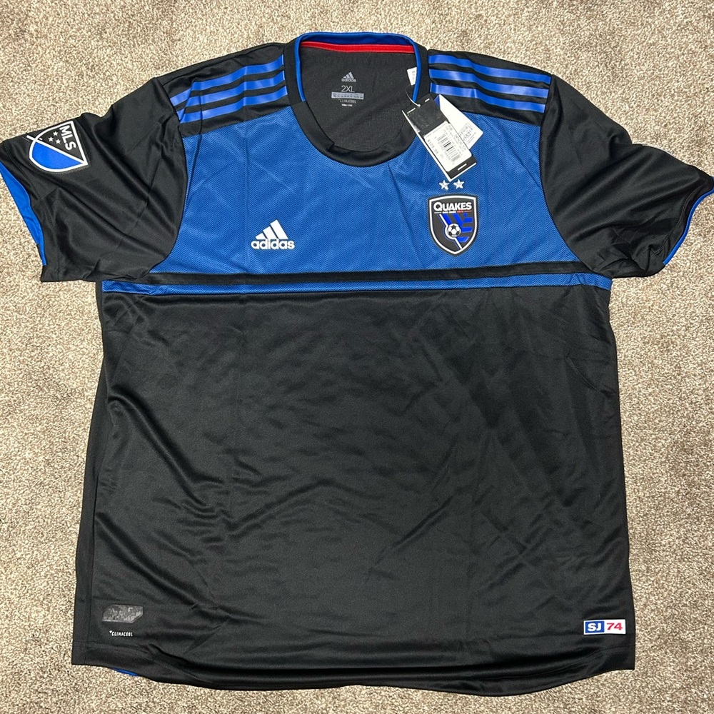 San Jose Earthquakes Adidas MLS Jersey